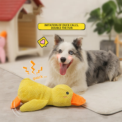 Best Pet Supplies Dog Toys For Small Medium And Large Breeds Cute No-Stuffed And Stuffed Duck With Soft Squeaky Fun For Indoor Puppies And Premium Puppies Plush No Mess Chewing And Playing