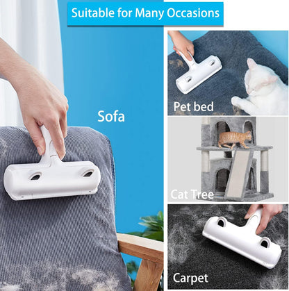 ACE2ACE Pet Hair Removal Tool, Reusable Lint Roller for Pet Hair, Self Clean Cat Hair Remover with Dust Bin, Dog Hair Remover for Couch, Furniture, Carpet, Sofa and Bedding