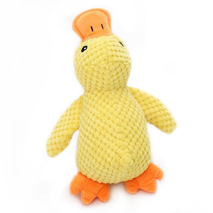 Best Pet Supplies Dog Toys For Small Medium And Large Breeds Cute No-Stuffed And Stuffed Duck With Soft Squeaky Fun For Indoor Puppies And Premium Puppies Plush No Mess Chewing And Playing